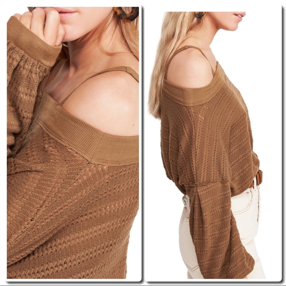 Free People Sistine Hacci Top In Moss - Picture 3 of 4